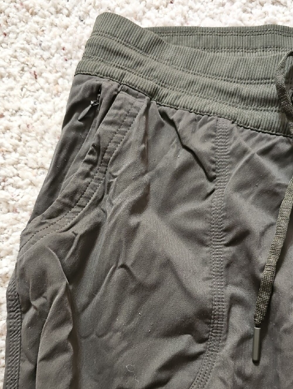 The North Face Women's Aphrodite 2.0 Capri Pants Olive Green Size L - Picture 4 of 9